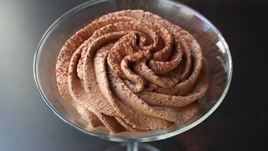 Рецепт шоколадного мусса тирамису