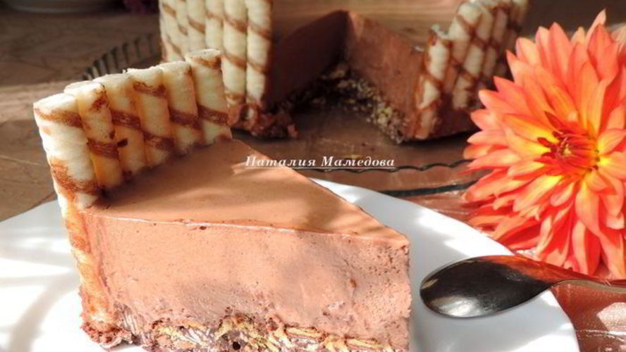 Рецепт шоколадного торта-мусса без выпечки