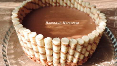 шоколадный торт-мусс без выпечки