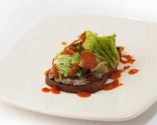 Сморреброд с муссом из говяжьего языка