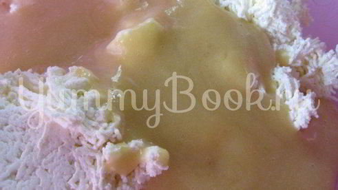 творожный мусс с ананасом