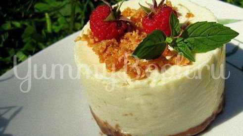 творожный мусс с ананасом