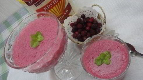ягодный мусс