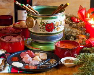 Мясное фондю