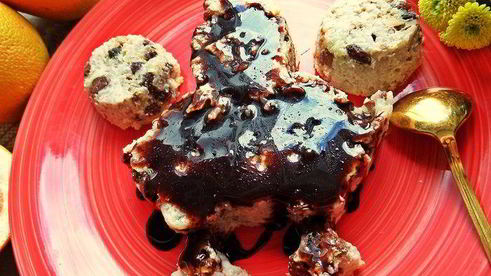 орехово-рисовый пудинг