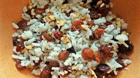 орехово-рисовый пудинг