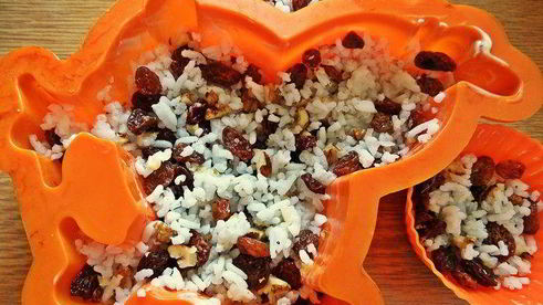 орехово-рисовый пудинг