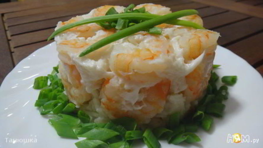 Рецепт парового пудинга из креветок