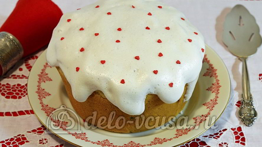 Рецепт быстрого кулича