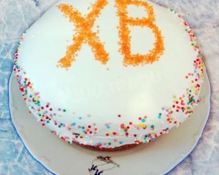 Домашний кулич лимонный пышный