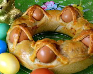 Итальянский Пасхальный каравай