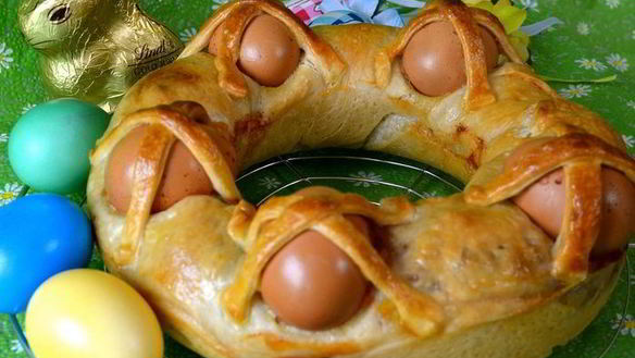 Рецепт Итальянского Пасхального каравая