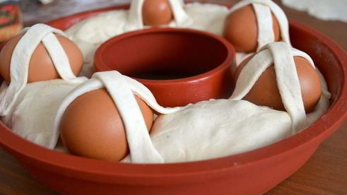 итальянский пасхальный каравай