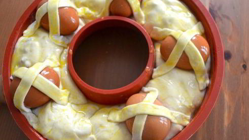 итальянский пасхальный каравай