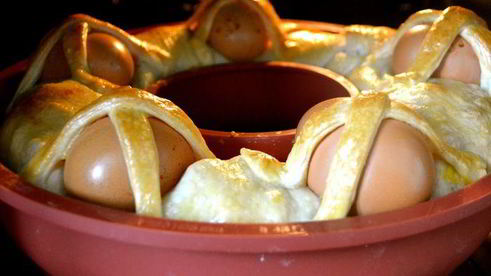 итальянский пасхальный каравай