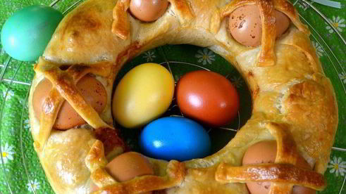 итальянский пасхальный каравай