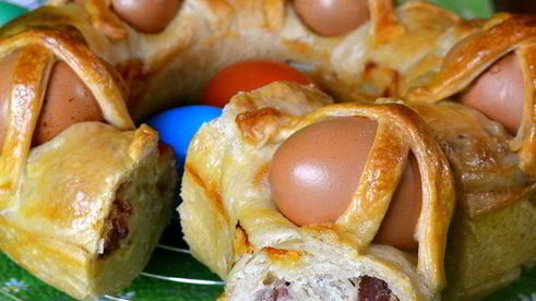 итальянский пасхальный каравай