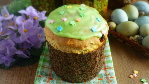 кулич с кардамоном