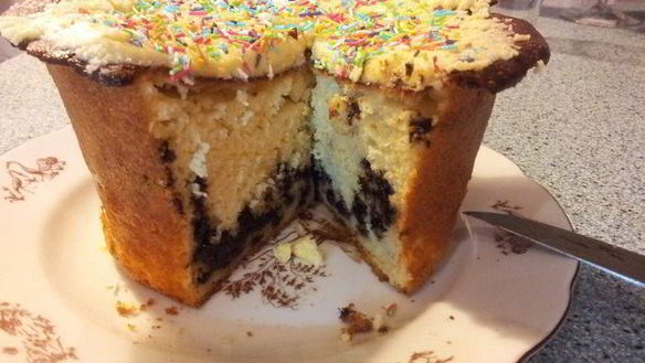 Рецепт Кулича с сюрпризом