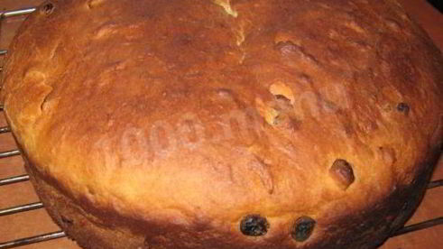 кулич со сметаной пасхальный