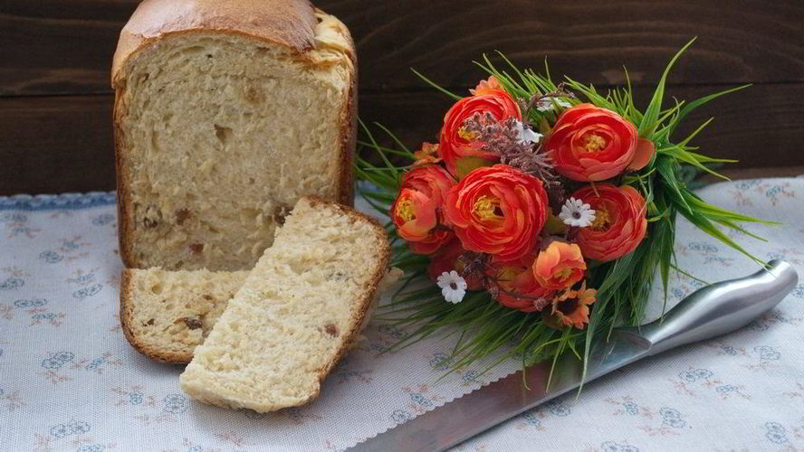 Рецепт кулича творожного в хлебопечке