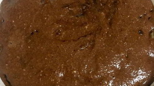 необычный шоколадный кулич