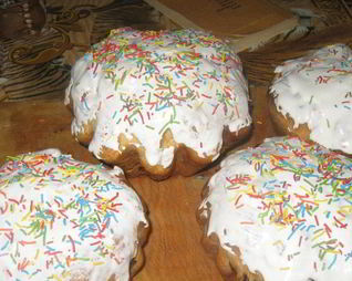 Оригинальный пасхальный кулич