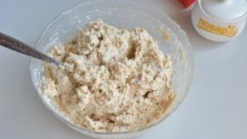 пасха из печенья и творога