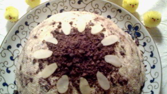 Рецепт Пасхи миндальной заварной