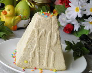 Пасха со сгущенным молоком