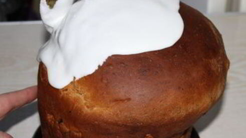 пасхальный шафрановый кулич