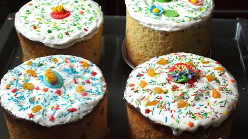 пасхальные куличи на топленом молоке