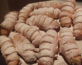 Пасхальные рогалики с очень вкусным тестом