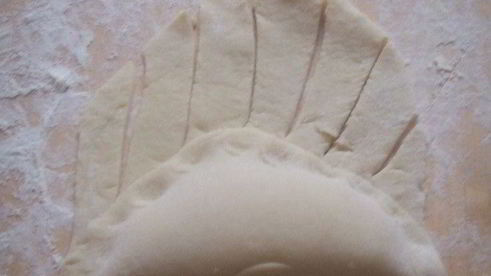 пасхальные рогалики с очень вкусным тестом