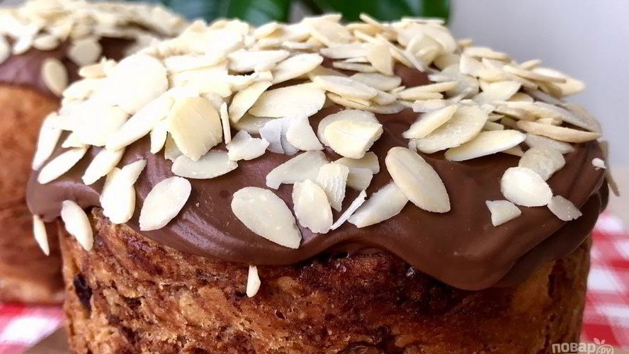 Рецепт шоколадного кулича на пасху