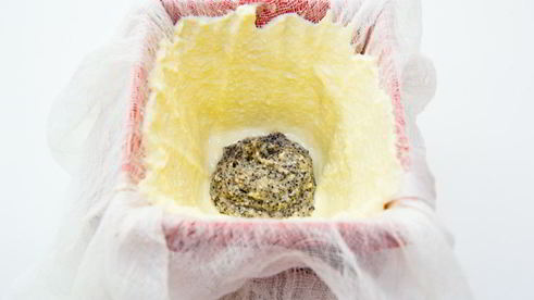 царская творожная пасха с маковой начинкой