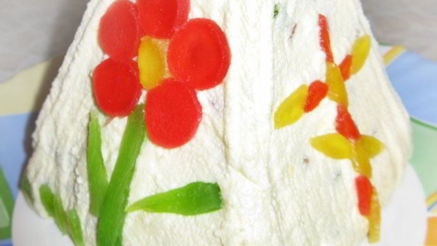 Рецепт творожной пасхи без выпечки со сгущенкой