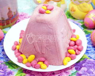 Творожная пасха Вишневая