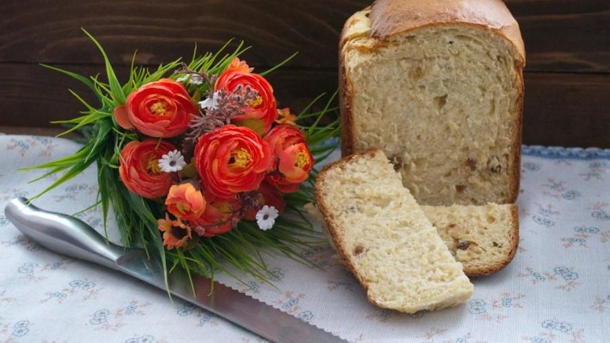 Рецепт творожного кулича в хлебопечке