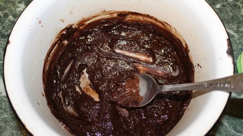 ванильно шоколадная полосатая заварная пасха