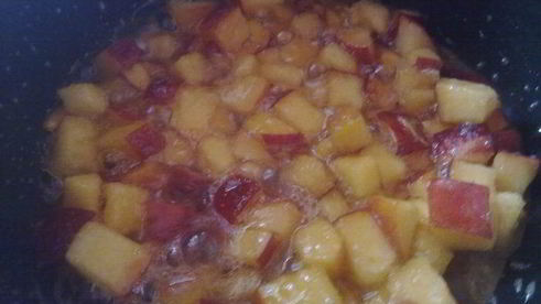 персико-шоколадные шарики из творога