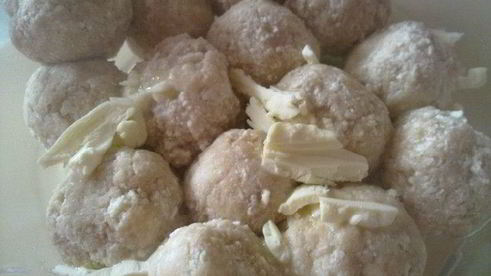 персико-шоколадные шарики из творога