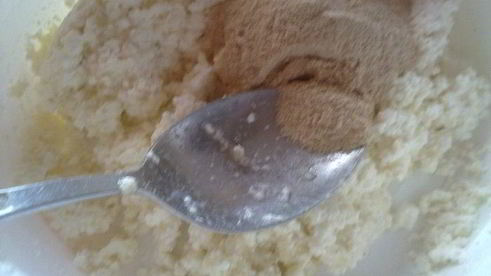 персико-шоколадные шарики из творога