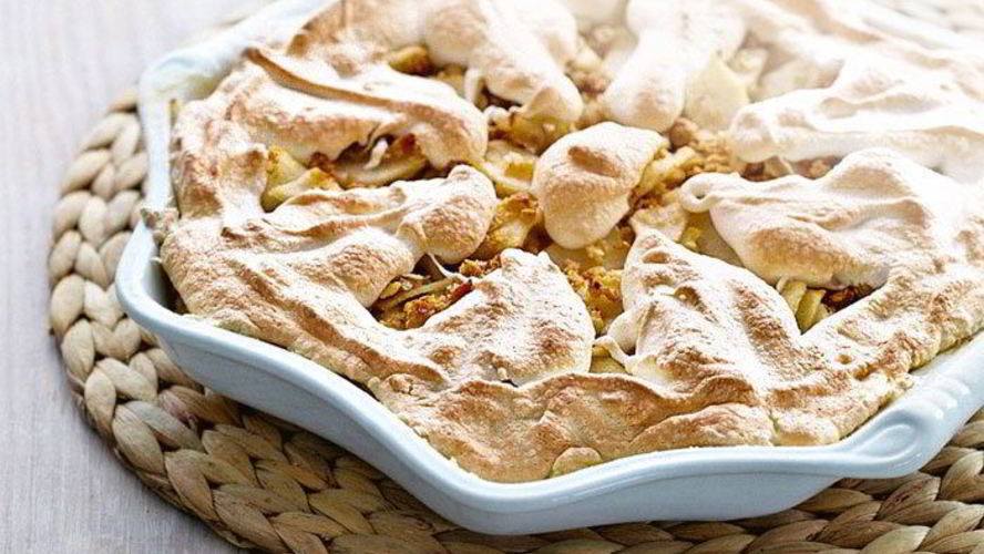 Рецепт пудинга из груш и лимона