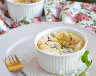 Пудинг с ревенем