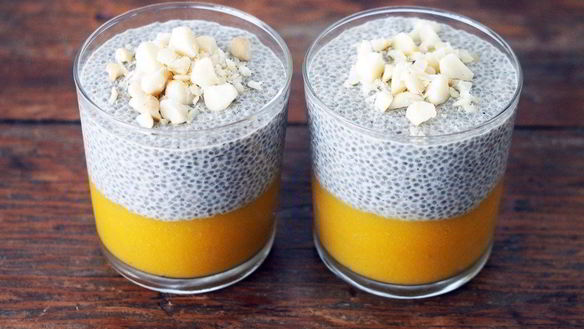 Рецепт Пудинга с семенами чиа и манго