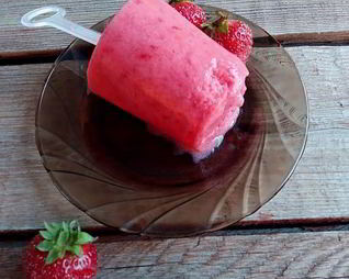 Клубничный щербет