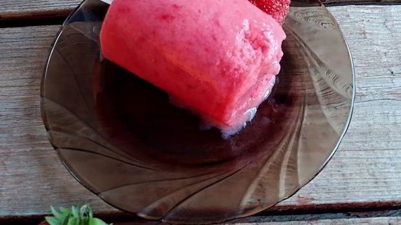 Рецепт Клубничного щербета