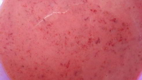 клубничный щербет