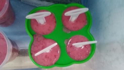 клубничный щербет